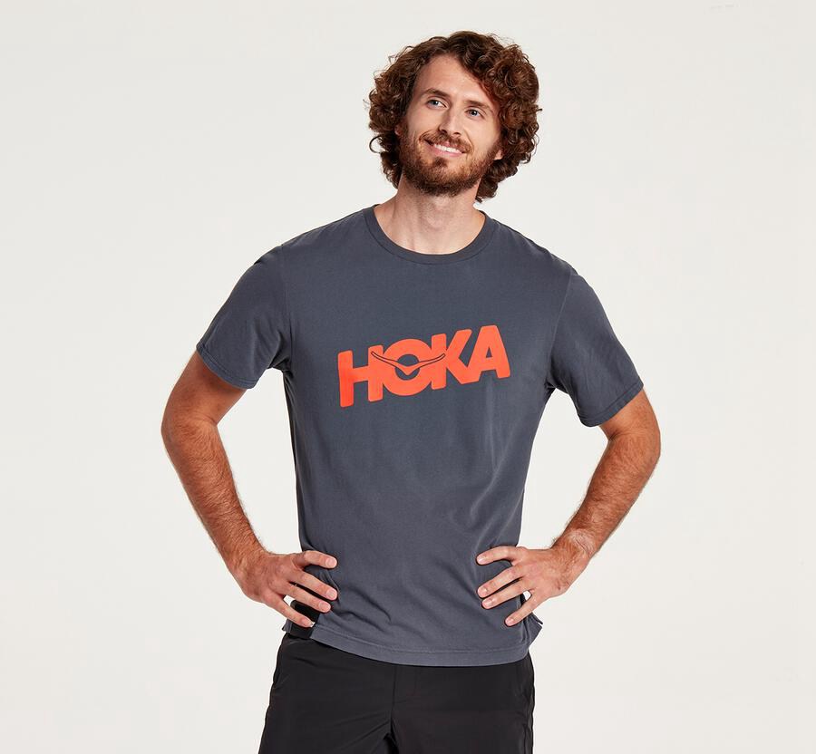 Hoka One One Gömlek Erkek Mavi - Brand - AX7638215